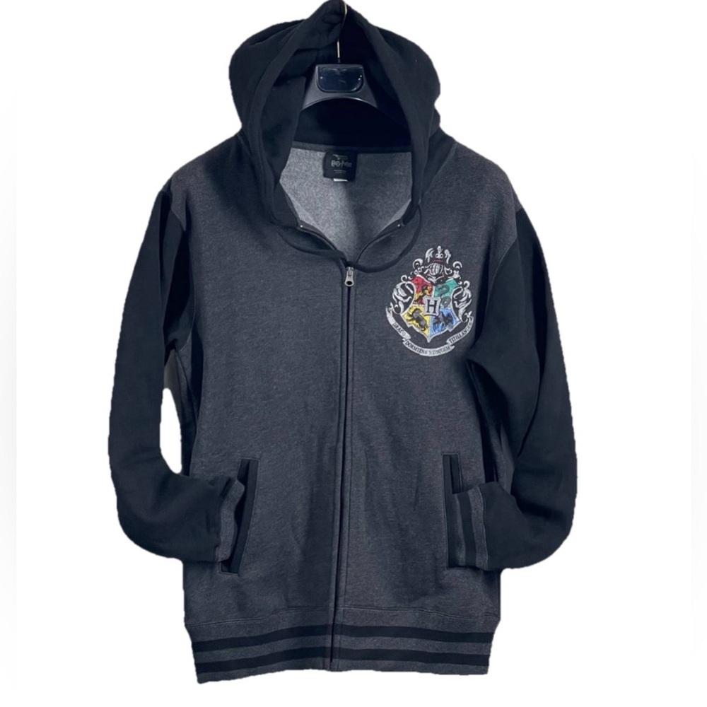 Wizarding World of Harry Potter Hogwart’s Crest Universal Studios Hooded Zip Med